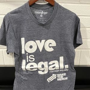 Love is legal shirt, unisex
